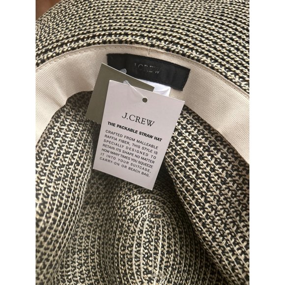 J Crew L/XL Marled wide brim packable hat H8871 - Picture 6 of 6